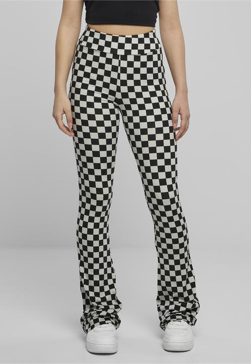 Produktbild Urban Classics Ladies Checked Boot Cut Leggings (S)