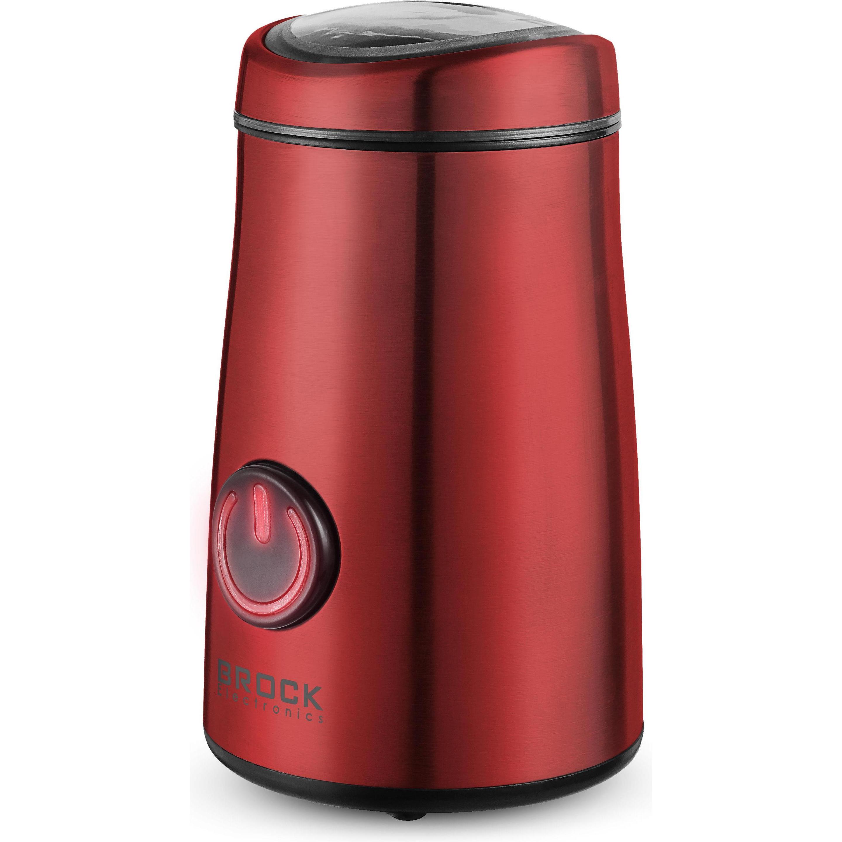 Brock Electronics kavamalė 150W 2050RD, Macinacaffè, Rosso, Nero