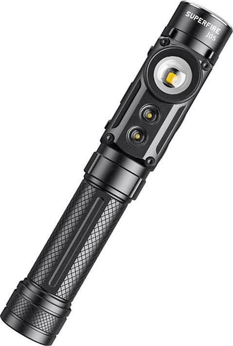 Actual product image Superfire Latarka J05, 380+450lm (14.80 cm, 830 lm)