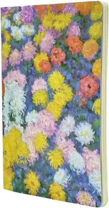 Produktbild Paperblanks Notizheft A6 Monets Chrysanthemen (A6, Blanko, Weicher Einband)