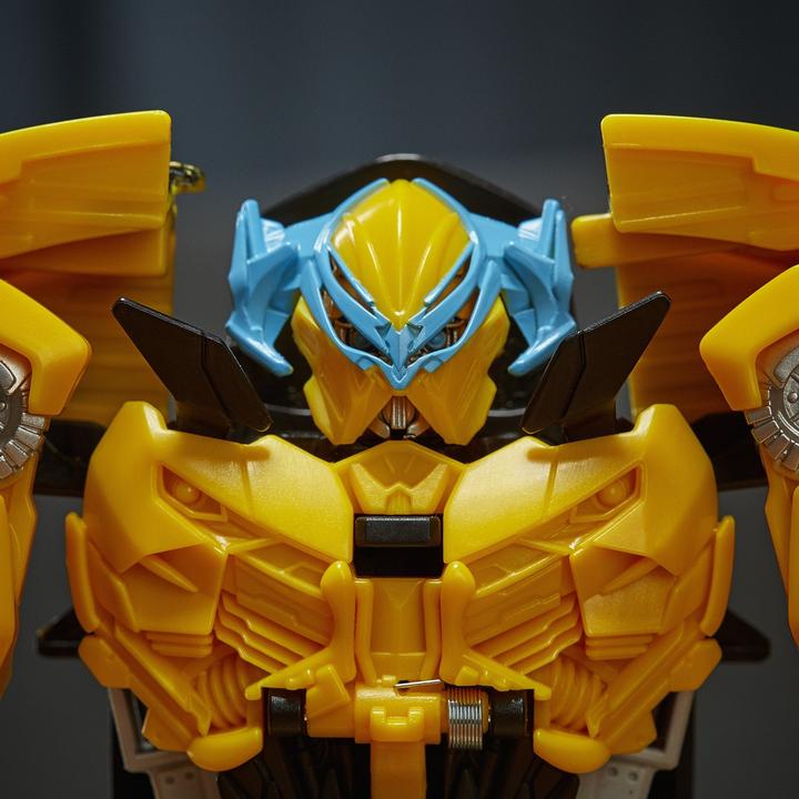 Actual product image Transformers Movie 5 Knight Armor Turbo Changer Bumblebee