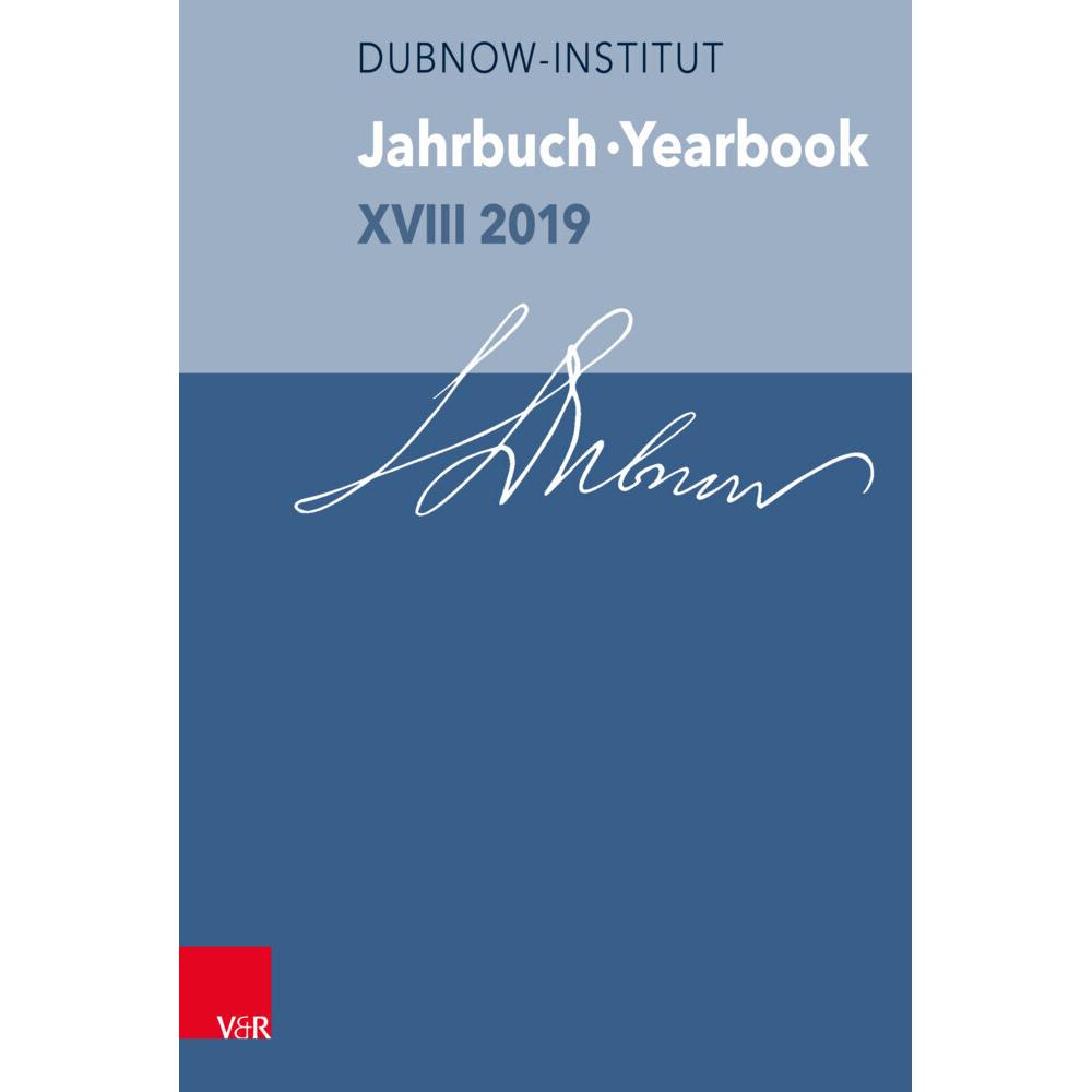 Jahrbuch des Dubnow-Instituts /Dubnow Institute Yearbook XVIII/2019, Sachbücher von Yfaat Weiss