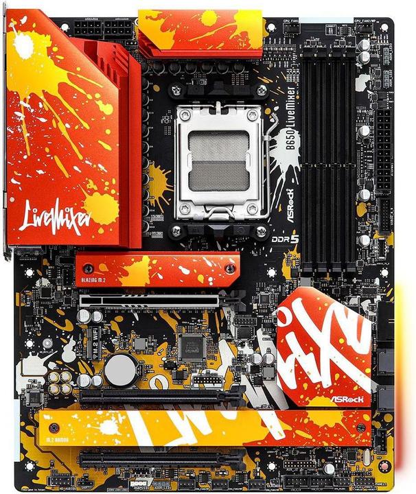 Immagine prodotto AsRock MB B650 Livemixer (AM5, AMD B650, ATX)