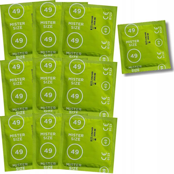 Actual product image Mister Size 49 (10 pcs.)