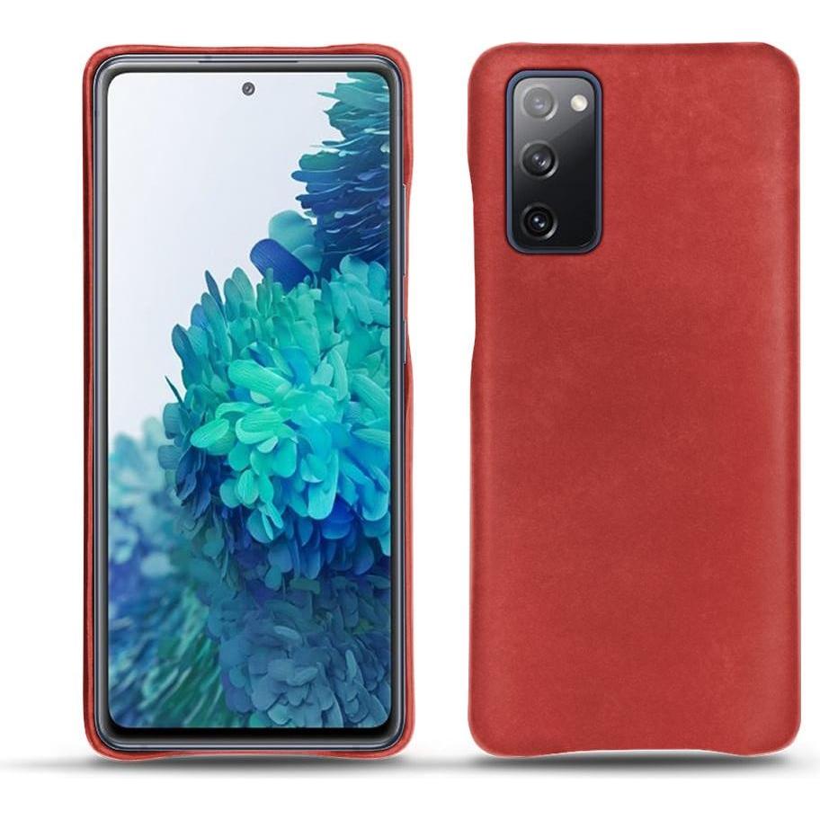 Noreve Lederschutzhülle (Samsung Galaxy S20 FE), Smartphone Hülle, Rot