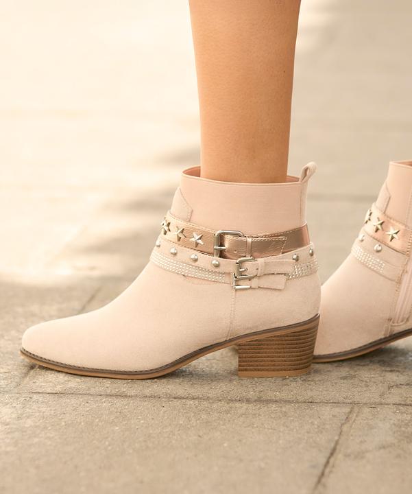 Actual product image Joe Browns Star Studded Buckle Detail Ankle Boots (42)