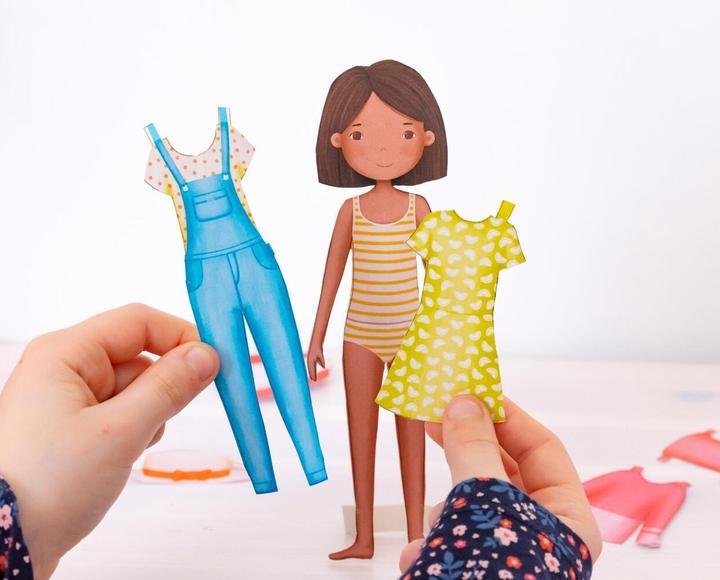 Produktbild Das grosse Anziehpuppen-Buch zum Herausdrücken (Deutsch, Stella Eich, 2023)