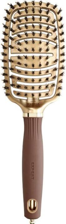 Olivia Garden Expert Care Flex poils de sanglier/nylon Or&Brun