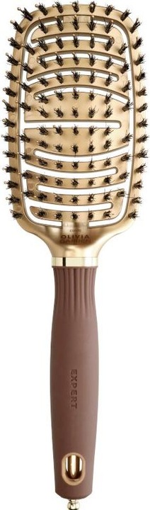 Olivia Garden Expert Care Flex setole di cinghiale/nylon oro e marrone