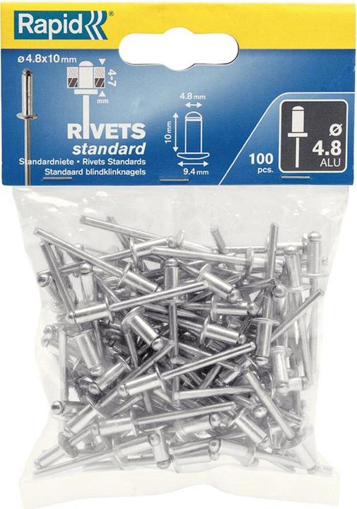 Actual product image Rapid Standard blind rivets Ø 3.2 x 8 mm