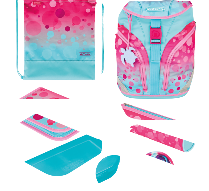 Immagine prodotto Herlitz Scuola primaria r. SoftLight Plus GREENline Bolle rosa (16 l)