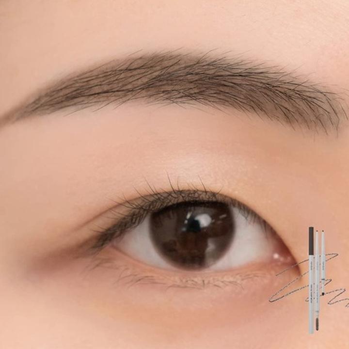Produktbild Rom&Nd HAN ALL SHARP BROW C1 Classic Gray Dual-Sided Fine Tip Shapes Defines Fills Brows Natural Mak (Gray)