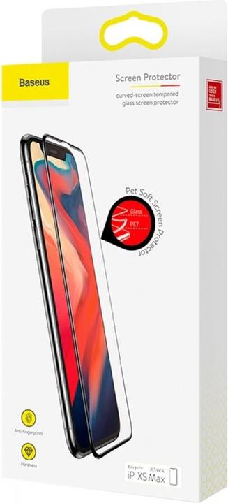 Image du produit Baseus iPhone Xs Max Verre blindé plein écran antireflet