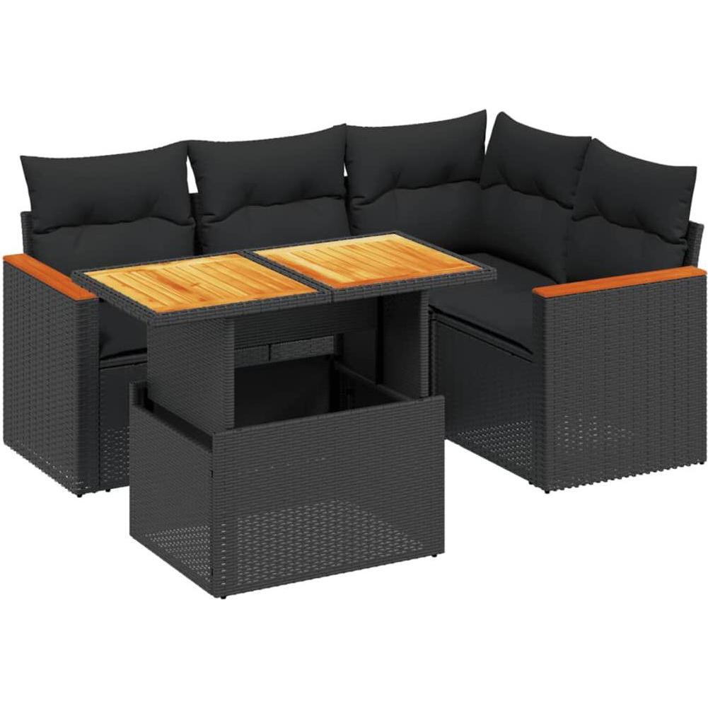 VidaXL, Gartenlounge, 10-tlg. Garten-Lounge-Set mit Kissen