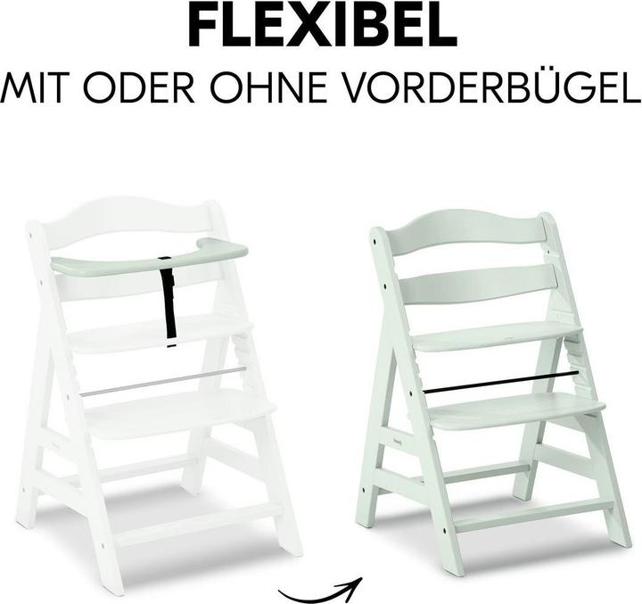Actual product image Hauck Hochstühle Hochstuhl Alpha Plus Mint - im Sparset inkl. (Highchair)
