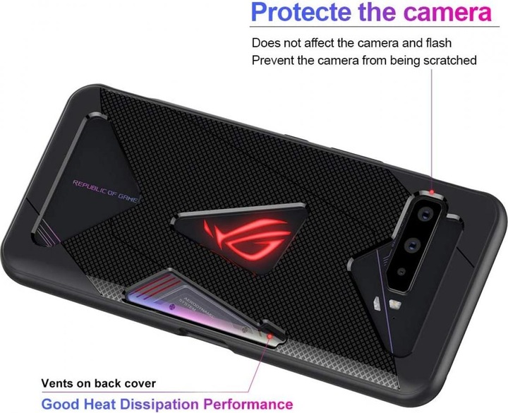 Produktbild Screenguard Asus ROG Phone 3 Stealth Hülle TPU Case (Asus ROG Phone)