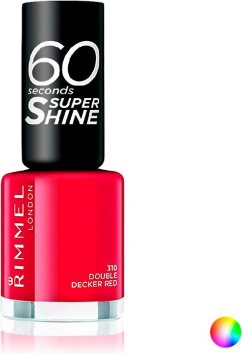 Produktbild Rimmel London 60 SECONDS super shine #722-all nails on deck 8 ml (722, Farblack)