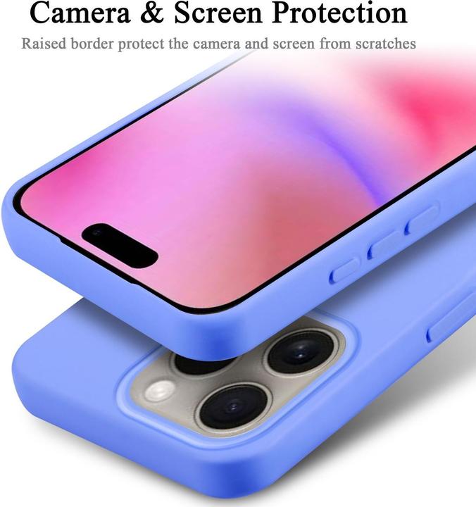 Immagine prodotto Cadorabo Custodia per Apple iPhone 16 PRO MAX TPU Liquid Silicone Case (Apple iPhone 16 Pro Max)