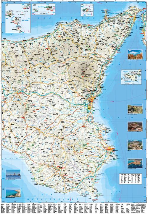 Immagine prodotto Mappa Sicilia 1 : 200.000 200000