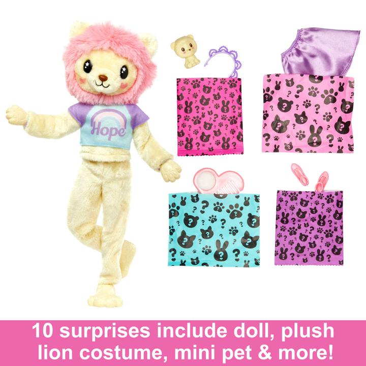 Produktbild Barbie Cutie Cozy Cute Reveal Serie Puppe - Löwe