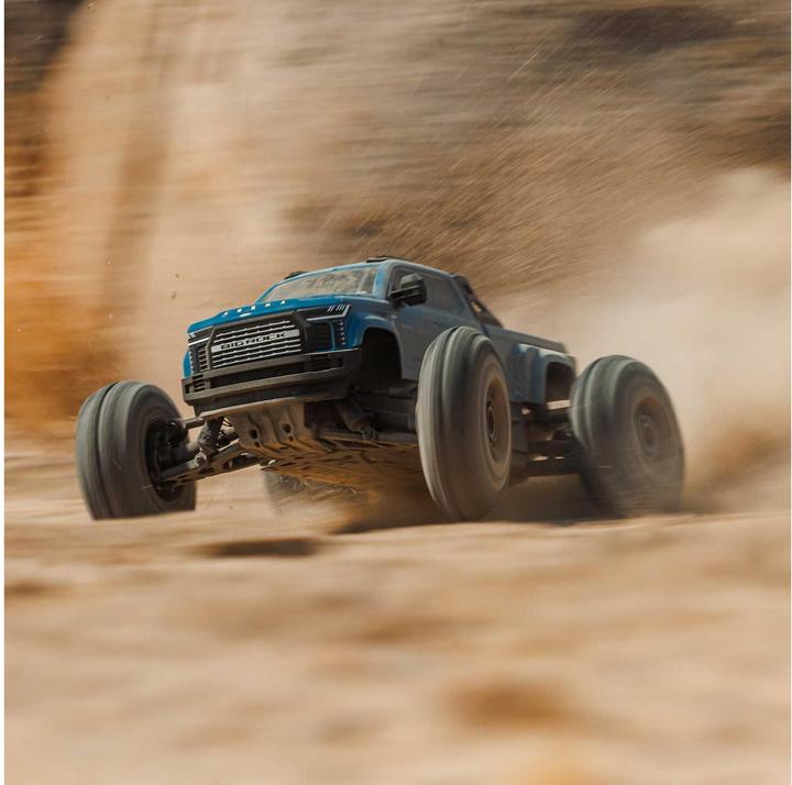 Produktbild Arrma Monster Truck Big Rock BLX 223S, Blau ARTR, 1:10 (ARR Almost-Ready-to-Race)