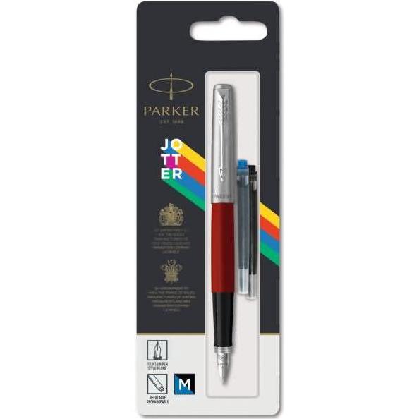 Thumbnail - Parker, Schreibstifte, Jotter (Edelstahl, Rot, 1 x)
