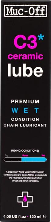 Productafbeelding Muc-Off C3 nat keramisch smeermiddel (120 ml, Kettingolie)