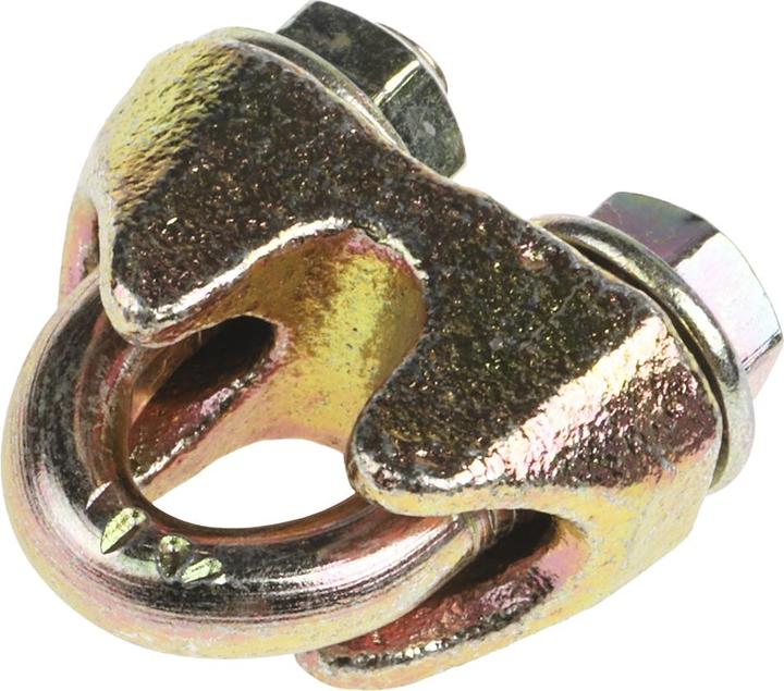 Actual product image RS PRO Galvanisedwire ropegrip to DIN1142,4-5mm