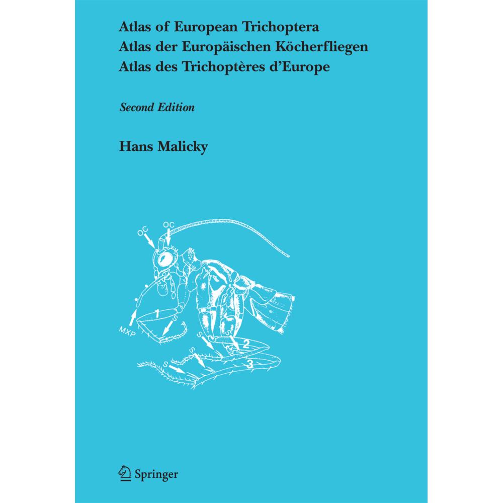 Atlas of European Trichoptera, Fachbücher von Hans Malicky