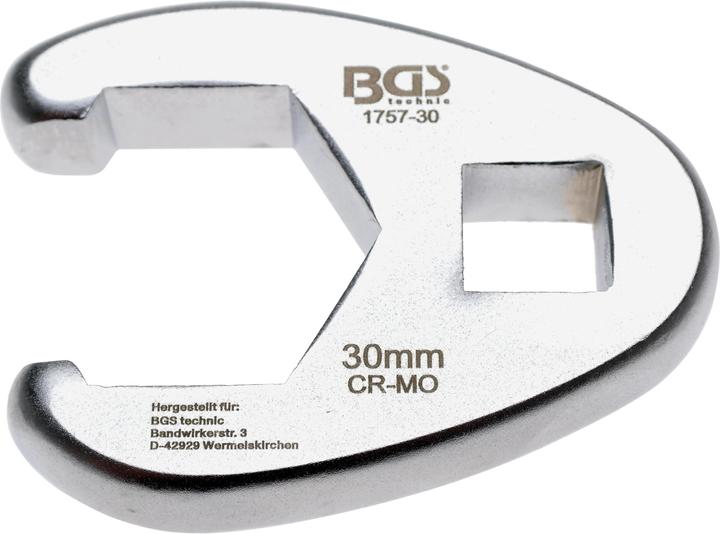 Immagine prodotto BGS Chiave a zampa di gallo 12,5 mm (1/2") 30 mm (30 mm)