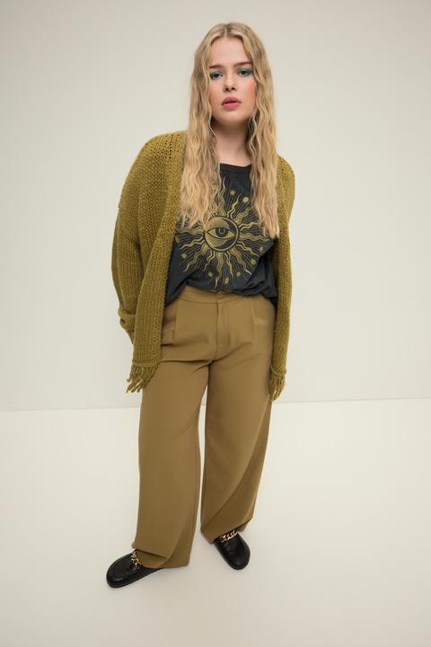 Immagine prodotto Studio Untold Cardigan aperto in morbida maglia dal taglio oversize con frange (56)