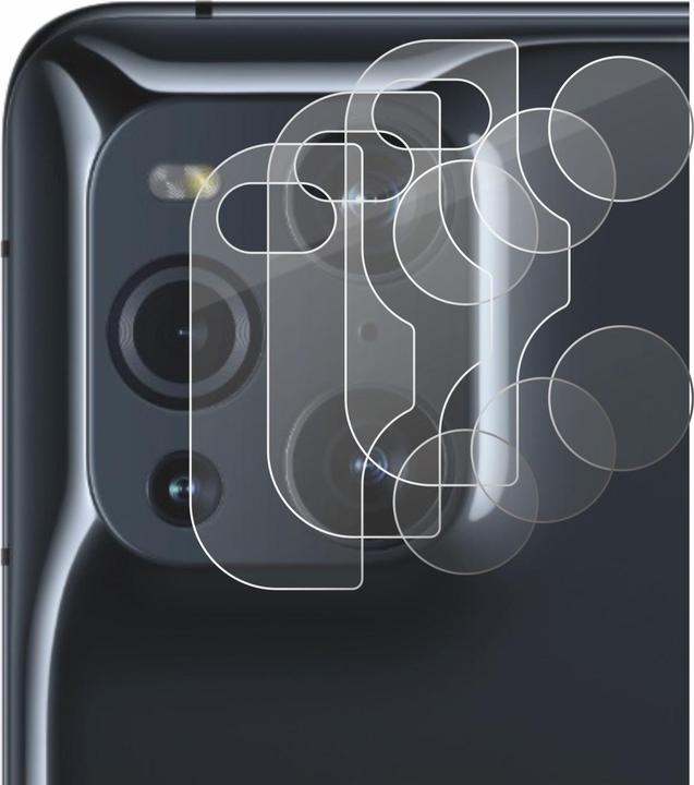 Produktbild BROTECT AirGlass Panzerglasfolie (3 Stk., Oppo Find X3 Pro)