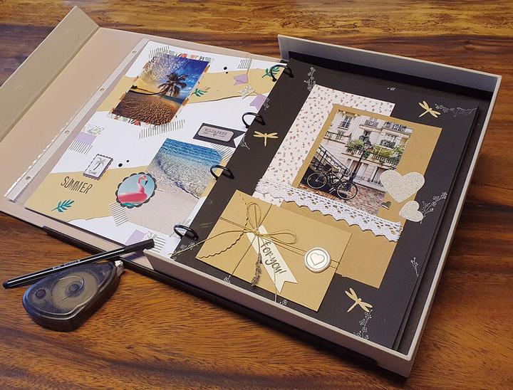 Produktbild Evag Coffee Table Album Happy Days sepia (A4)