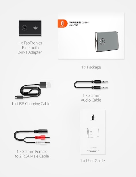 Produktbild Taotronics TT-BA07 (Sender & Empfänger)