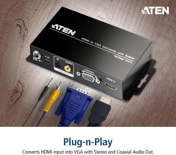 Actual product image Aten VC812 video converter