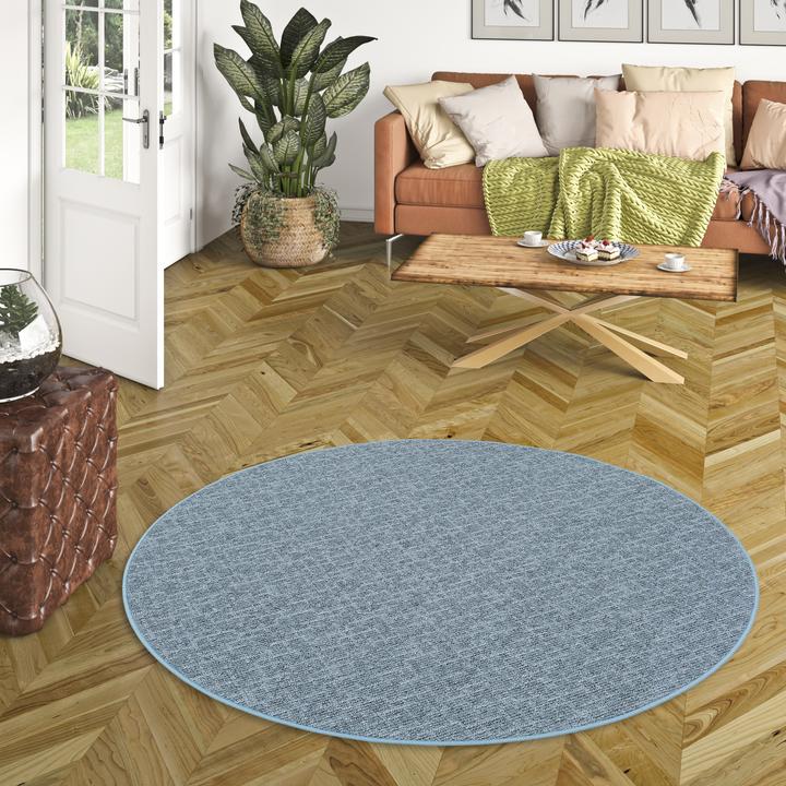 Produktbild Snapstyle Schlingen Designer Teppich Niva Rund (100 cm)