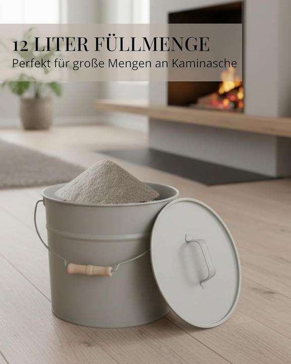 Image du produit Livlig Ascheeimer mit Deckel
