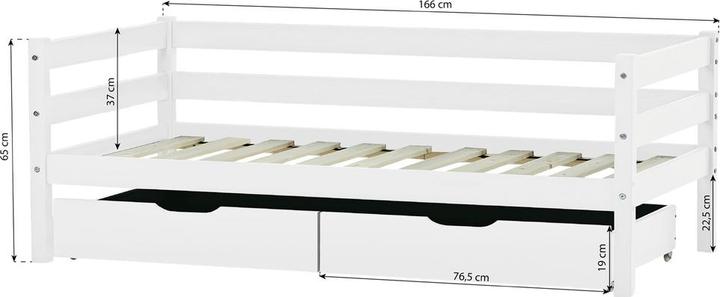 Produktbild Hoppekids Juniorbett (70 x 160 cm)
