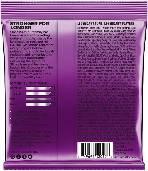 Actual product image Ernie Ball Slinky Paradigm (6 x, Electric guitar, 0.05")