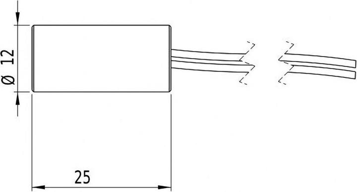 Actual product image Picotronic Laser module dot red 1 mW DD635-1-3 12x25
