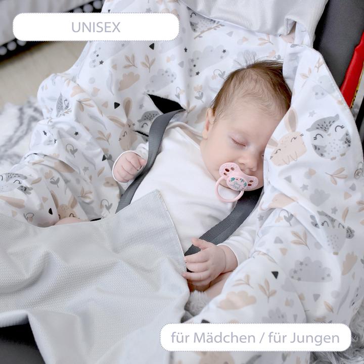 Produktbild Totsy Baby Einschlagdecke für Babyschale (90 x 90 cm) (90 x 90 cm)