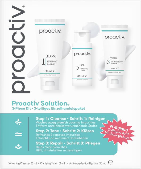 Produktbild Proactiv Solution 30 Tage Kit 150 ml (Reinigungstücher Gesicht, 150 ml)