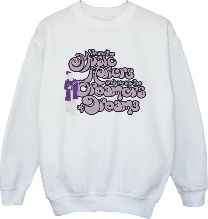 Image du produit Willy Wonka & the Chocolate Factory - Sweat DREAMERS TEXT - Fille (104)