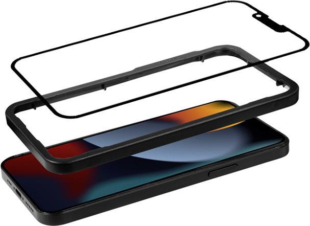 Actual product image Crong Anti-Bacterical 3D Armor Glass - 9H Tempered Glass for Full Screen iPhone 13 Pro Max + Mountin (Apple iPhone 13 Pro Max)