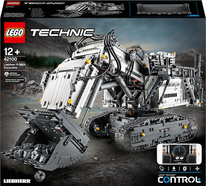 LEGO La pelleteuse Liebherr R 9800 (42100, LEGO Technic)