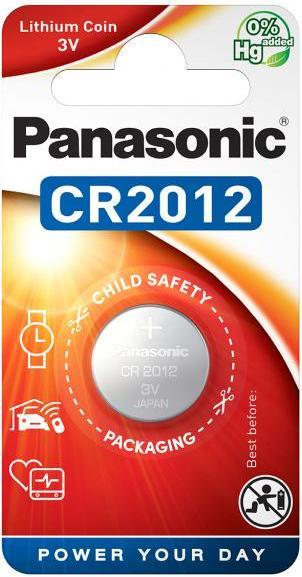 Produktbild Panasonic Lithium Power CR2012 (1 Stk., CR2012, 55 mAh)