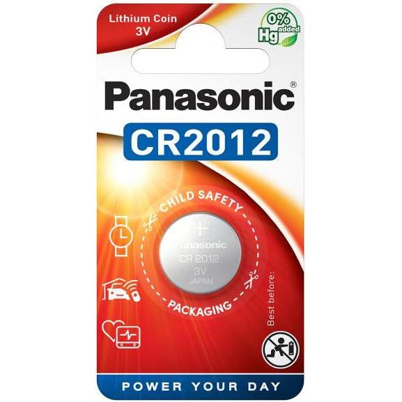 Thumbnail - Panasonic Lithium Power CR2012 (1 Stk., CR2012, 55 mAh), Batterien + Akkus