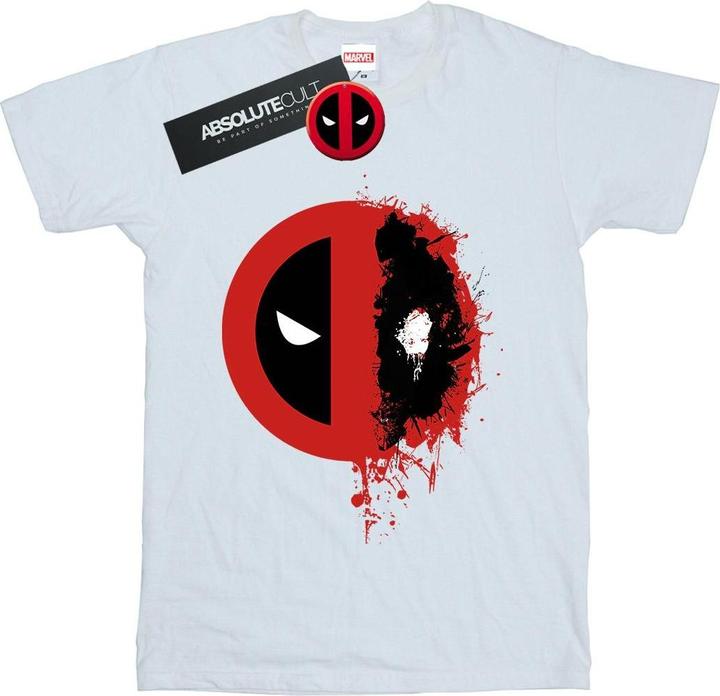 Produktbild Deadpool Split Splat Logo TShirt (L)