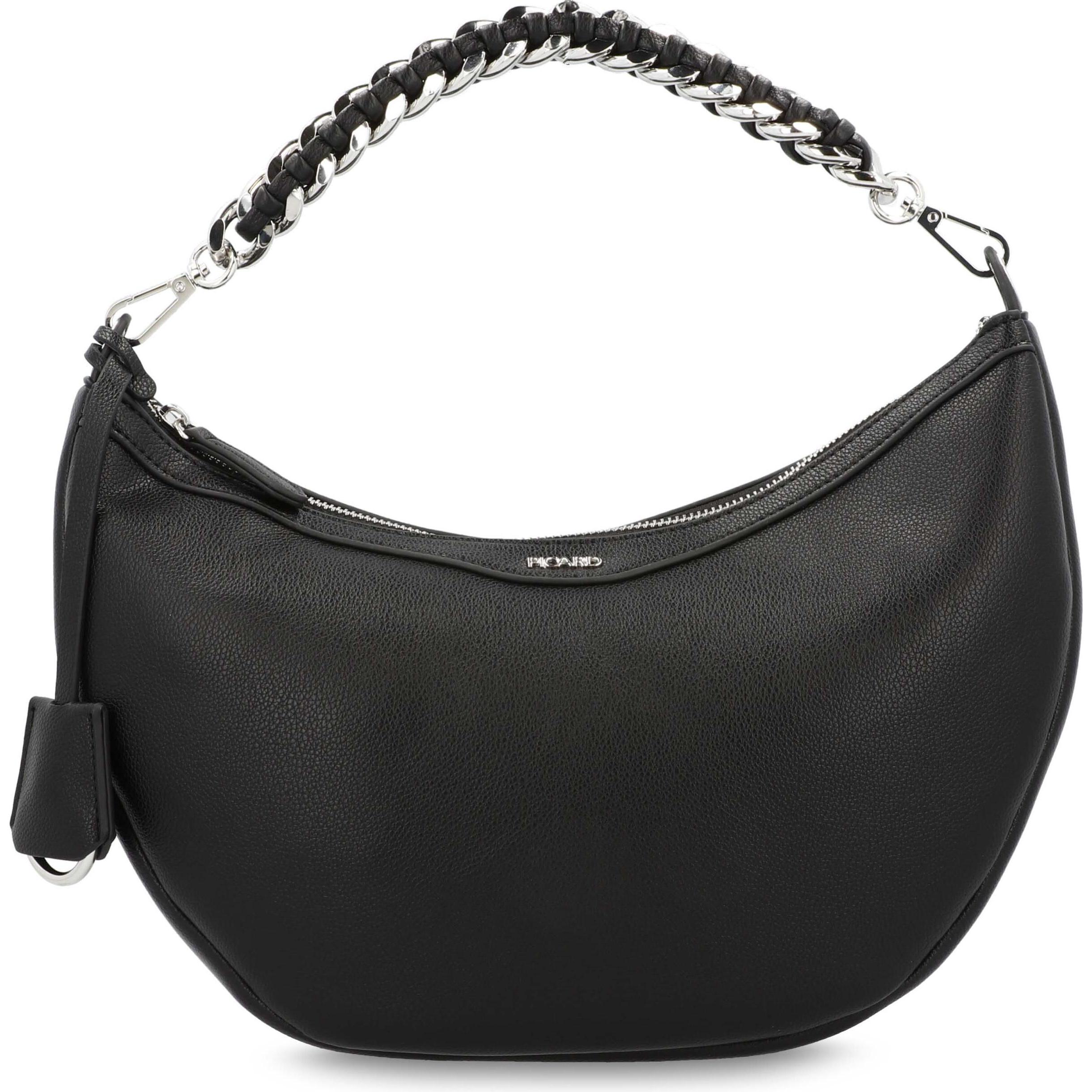 Picard, Handtasche, Beuteltasche Lyon, Schwarz