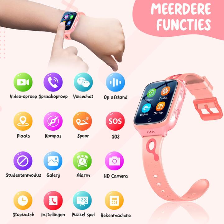 Actual product image Ishiva UFUZON Smartwatch Kinder-Pink (4G)